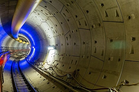 Die südliche Tunnelröhre
